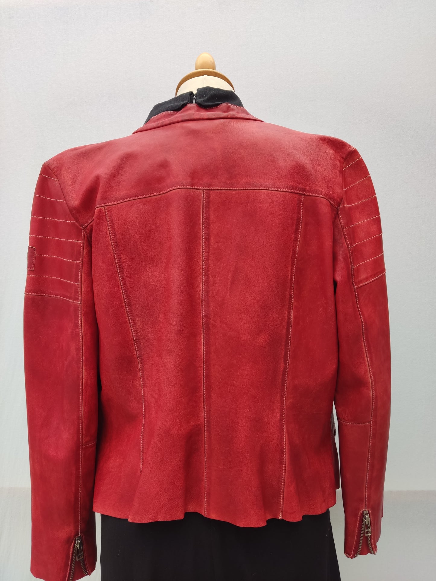 Lederjacke - Freaky Nation - Gr. S