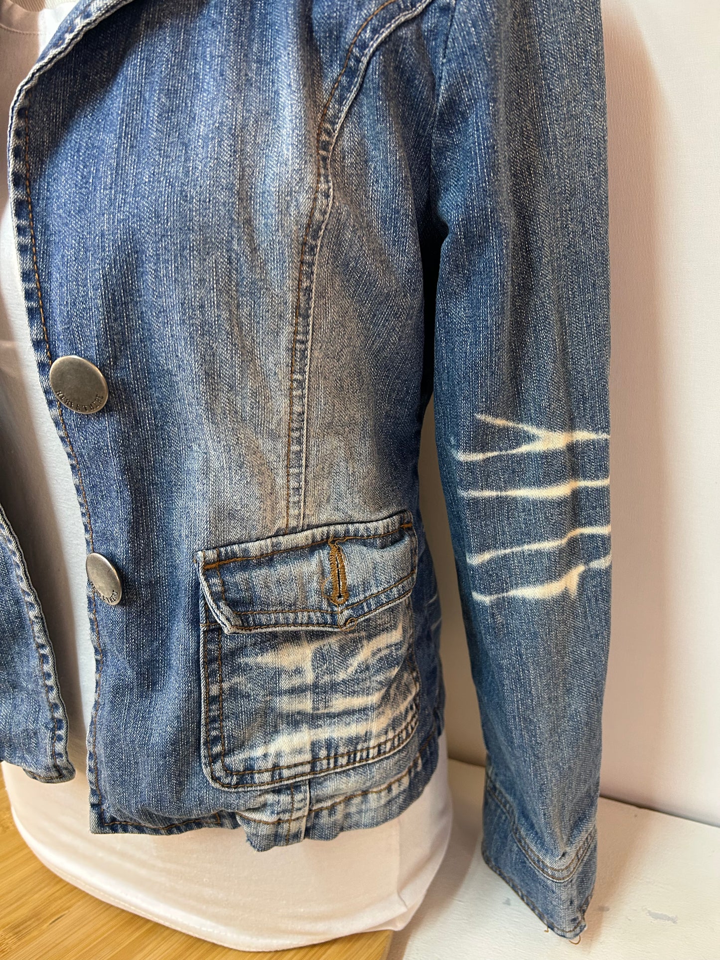 Retro / Vintage Damen DENIM Jacke / Blazer - C&A - Gr. S / 36