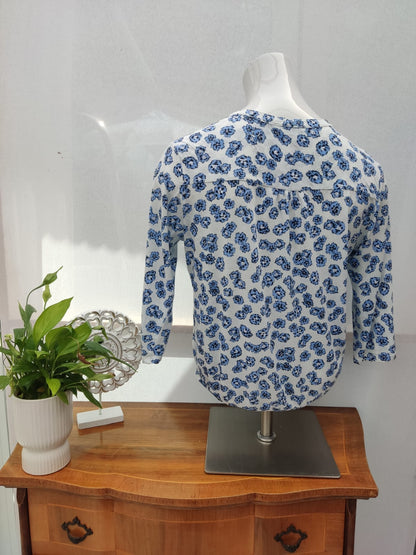 Geblümte Bluse- MARCO POLO- Gr. S