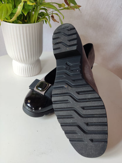 Slipper mit Schleife ARA- Gr. 38 1/2
