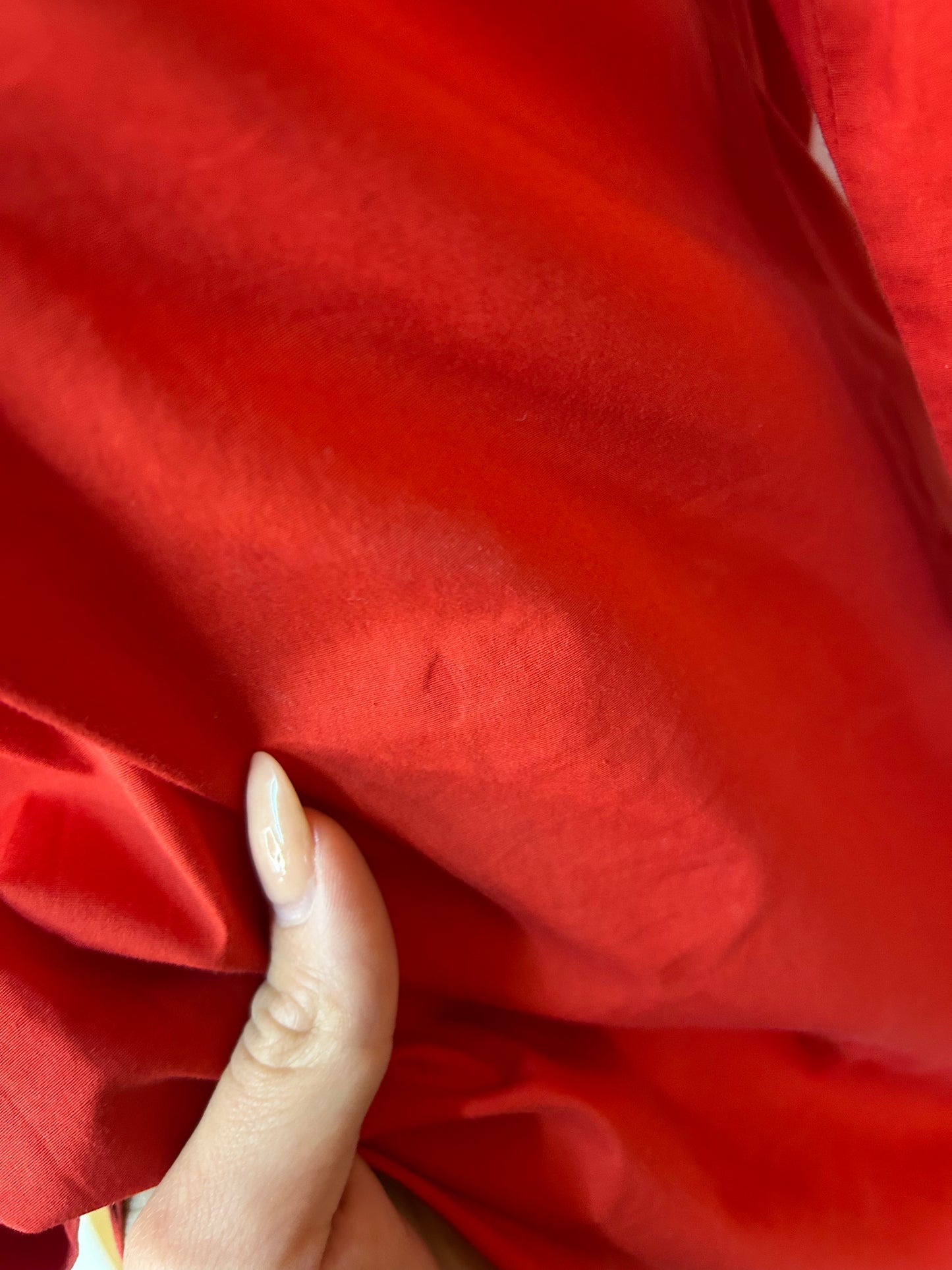 Schlichte rote Bluse - Emily van den Bergh - Gr. M / 38