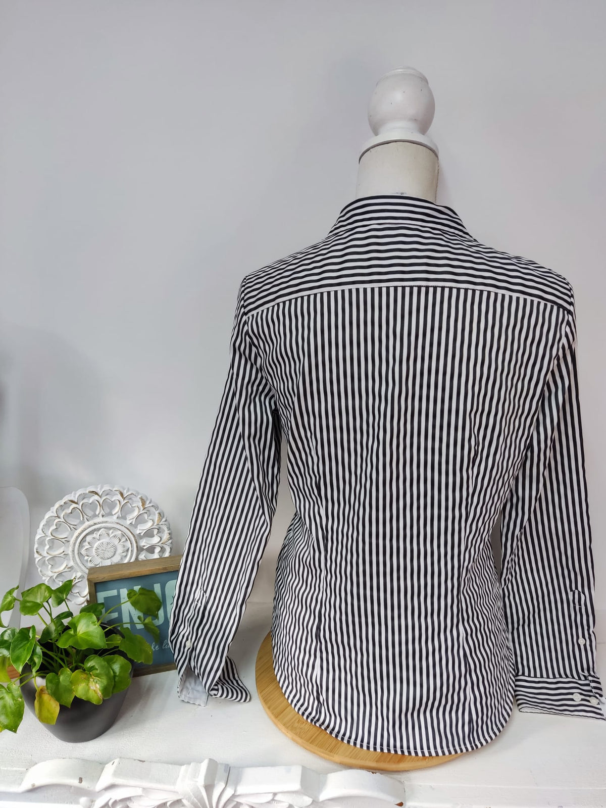 Schicke gestreifte Bluse - H&M - Gr. XL