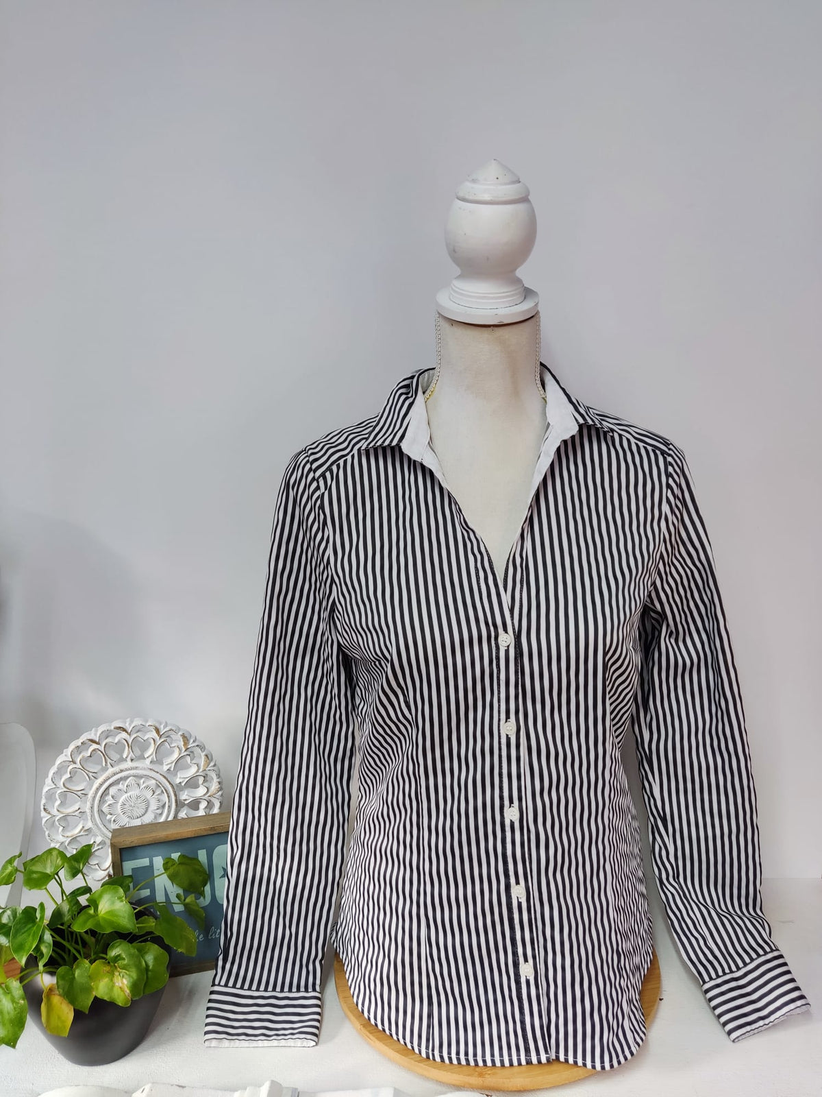 Schicke gestreifte Bluse - H&M - Gr. XL
