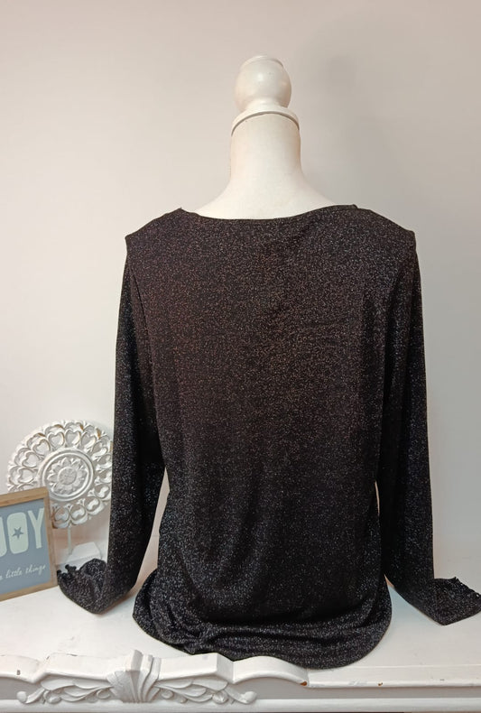 Elegantes Glitzershirt - STREET ONE - Gr. 42