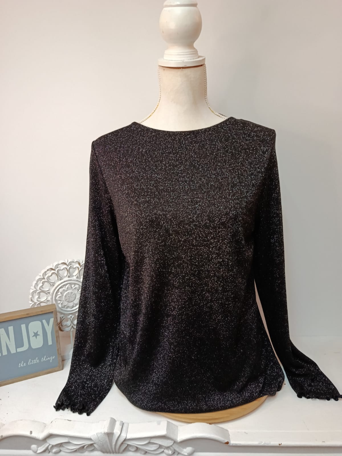 Elegantes Glitzershirt - STREET ONE - Gr. 42