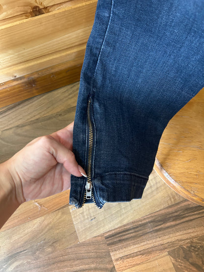 Lässige Jeans mit Reißverschlussdetail - H&M - Gr. XL