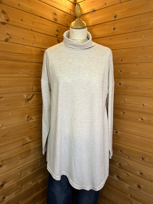 Basic Sweatshirt / Pullover mit Kragen - Gina - Gr. XL