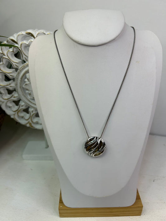 925 Silber Kette mit Anhänger - Schmuck