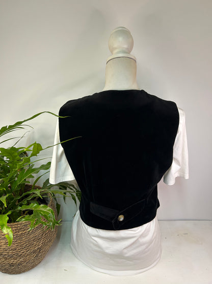 Velourweste - Modell Paris - Gr. M - Halloween