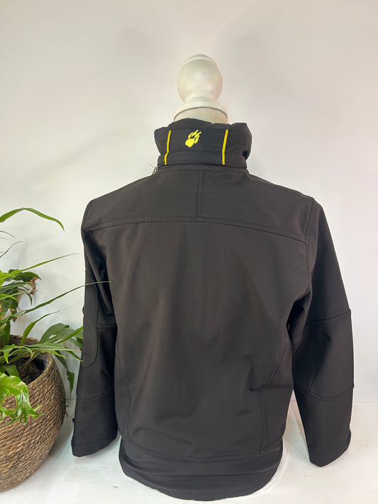 Softshell Übergangsjacke mit Kapuze - Jack Wolfskin - Gr. M