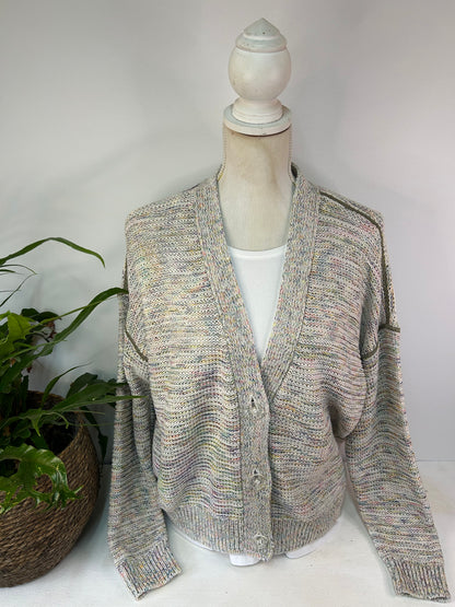 Farbenfrohe Strickjacke - EDC - Gr. XL