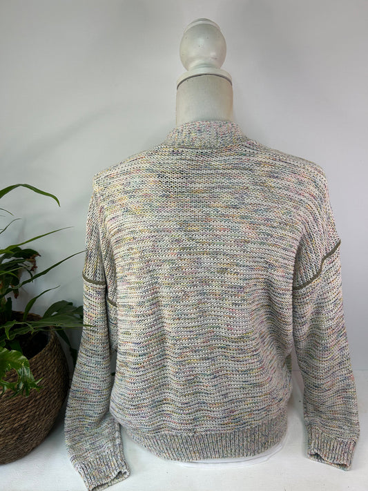 Farbenfrohe Strickjacke - EDC - Gr. XL