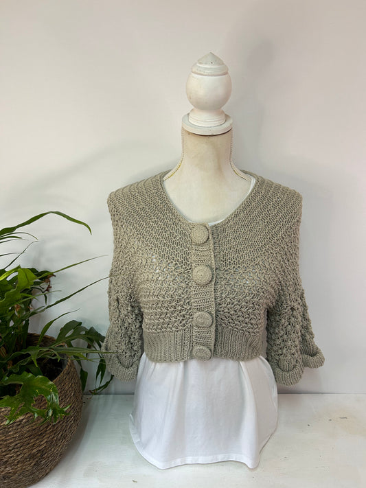 Kurzarm Strickjacke / Bolero - Vero Moda - Gr. S