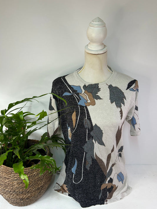 Cooles Glitzer T-shirt - Nice City Fashion - Gr. L