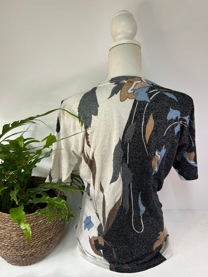 Cooles Glitzer T-shirt - Nice City Fashion - Gr. L