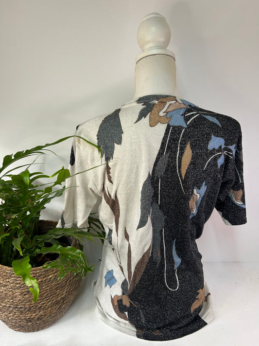 Cooles Glitzer T-shirt - Nice City Fashion - Gr. L