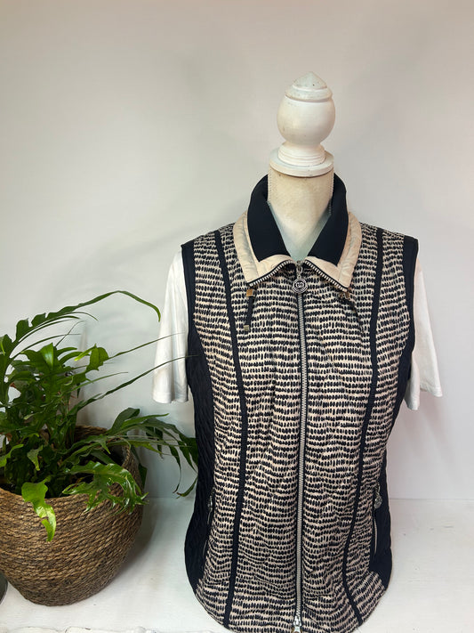 Hochwertige Weste mit Muster - Gerry Weber - Gr. XL