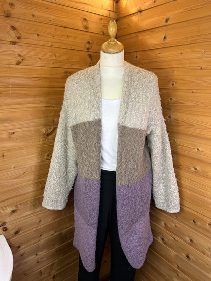 Süßer Cardigan / Strickjacke Dreifarbig - SOYA CONCEPT - Gr. M / L - 38 / 40