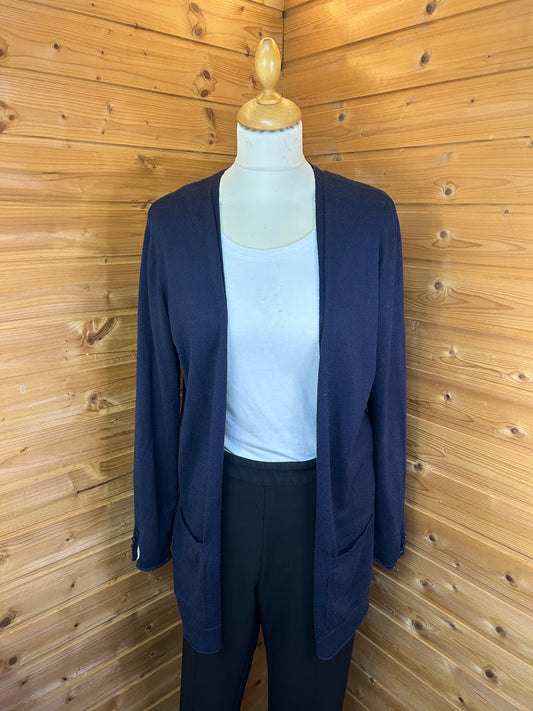 Basic Cardigan / Strickjacke Blau - ESPRIT - Gr. M / L - 38 / 40