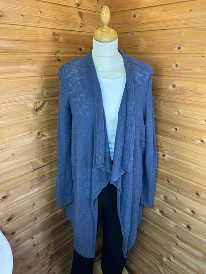 Süßer Cardigan / Strickjacke mit Struktur Blau - Street One - Gr. M / 38