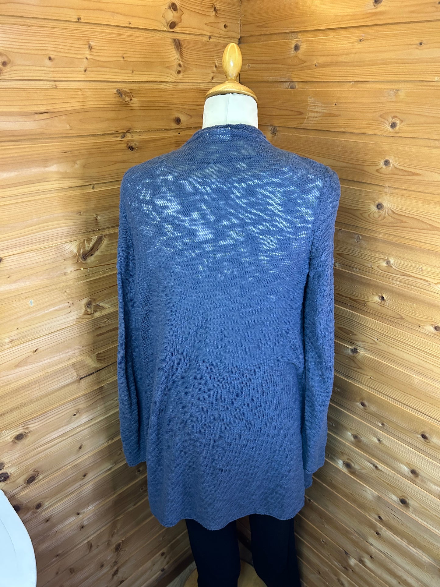 Süßer Cardigan / Strickjacke mit Struktur Blau - Street One - Gr. M / 38