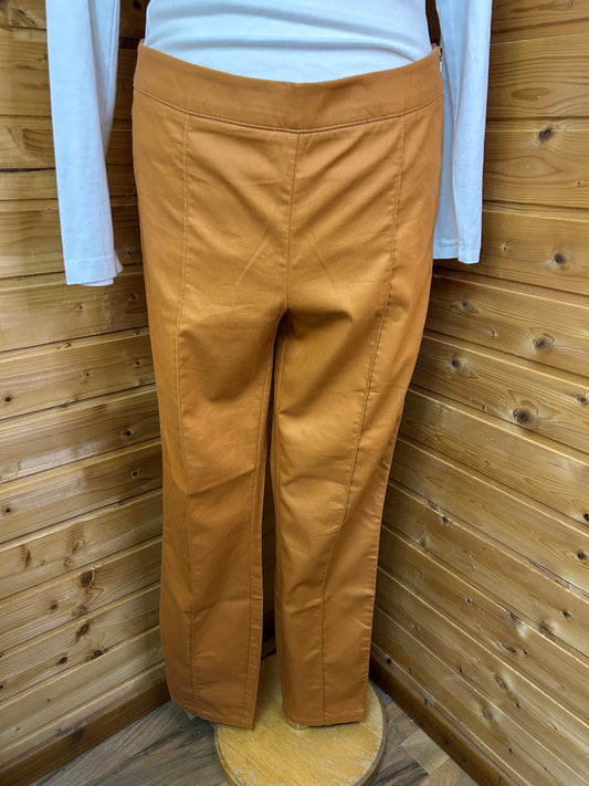 Schicke Stoffhose mit Reißverschluss Details Orange - ESPRIT - Gr. L / XL - 40 / 42