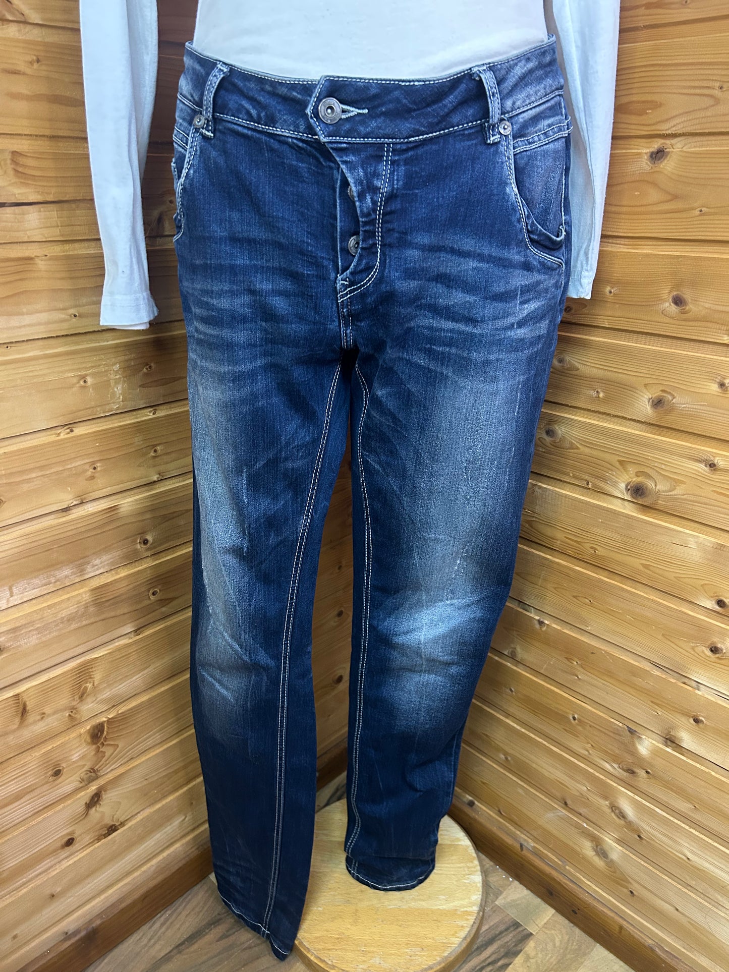 Verwaschene Jeans - Blue Monkey - Gr. XL / 42