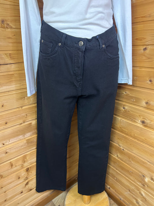 Schwarze Jeans mit Gummibund - BEAUTY DENIM - Gr. XXL / 44