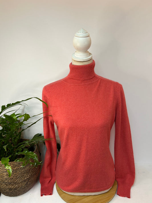 Toller Rollkragen Pullover aus 100% Cashmere - S. MARLON - Gr. M / 38 - NP: 155€- Designer