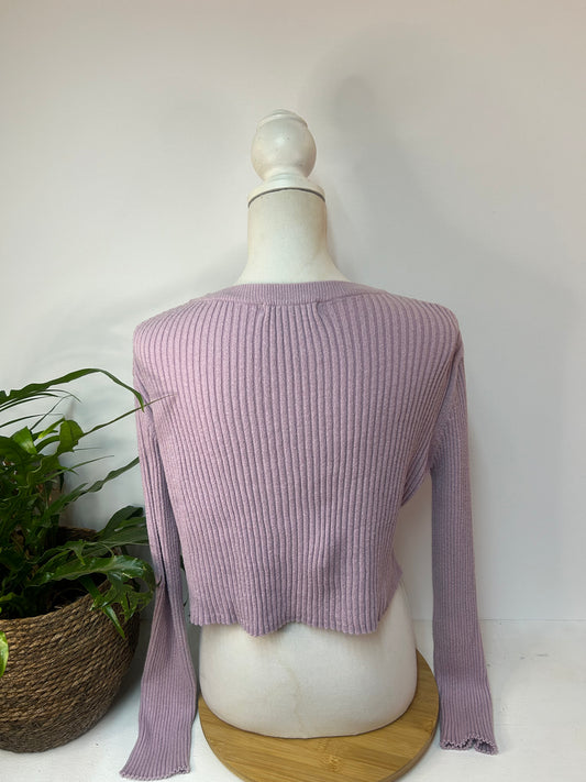 Sweatshirt Fliederfarben - Pull&Bear - XS / S - 34 / 36