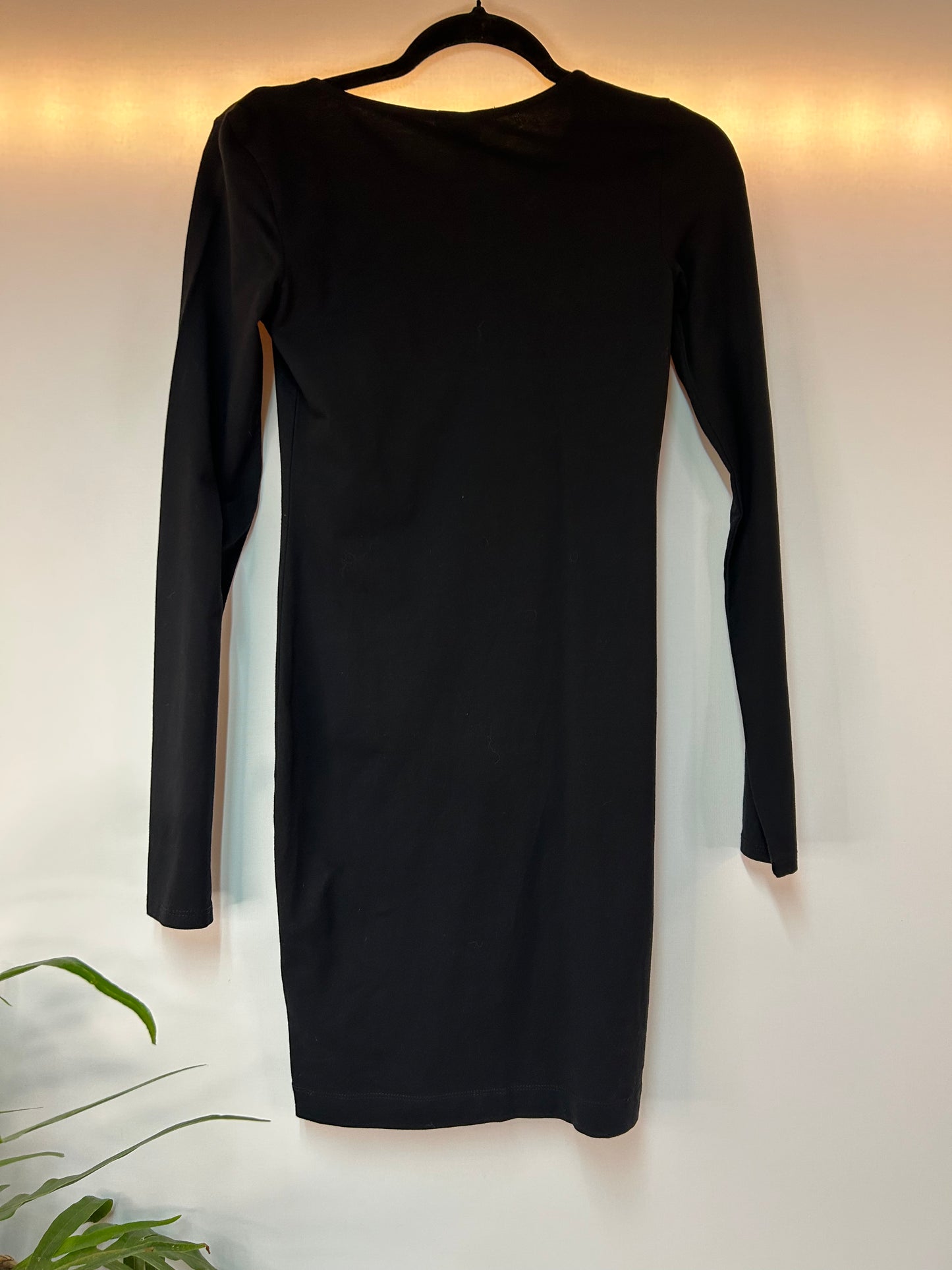 Basic schwarzes Kleid - H&M - Gr. XS / 34