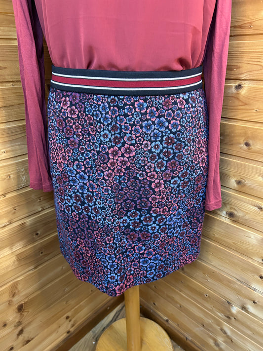 Floraler Rock mit Reißverschluss - Esprit - Gr. L / 40