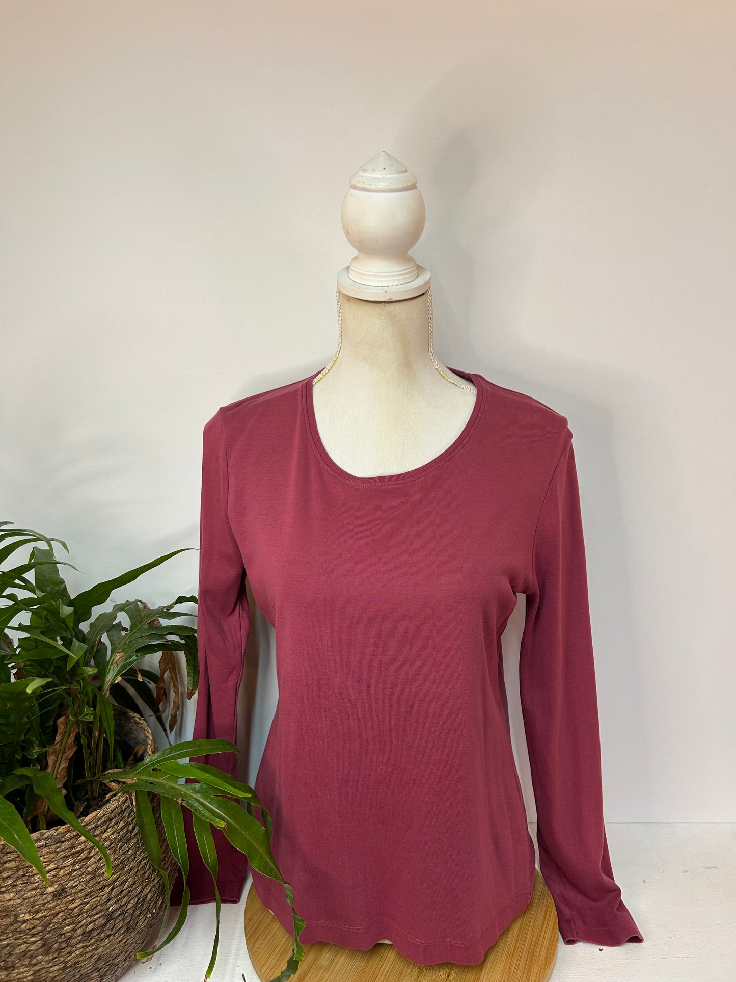 Basic Sweatshirt Beere - Walbusch - Gr. L / 40