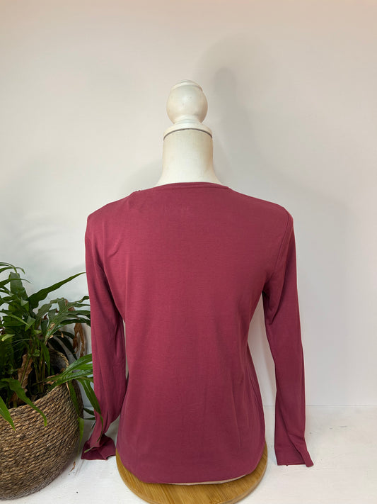 Basic Sweatshirt Beere - Walbusch - Gr. L / 40