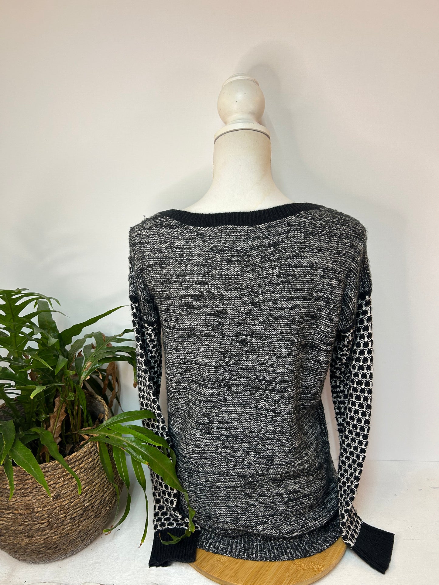 Muster Pullover - Vintage Boyfriend - Gr. L / 40