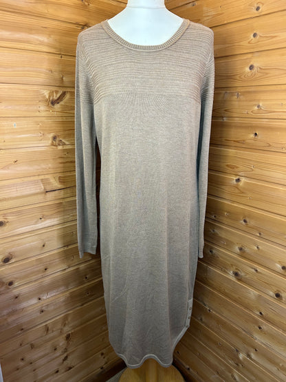 Strick Kleid Beige - Esprit - Gr. XL / 42