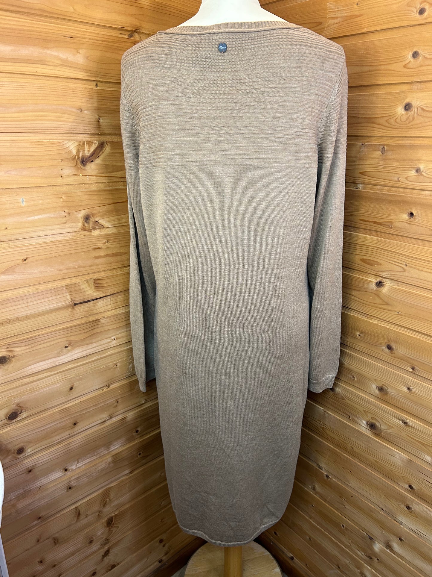 Strick Kleid Beige - Esprit - Gr. XL / 42
