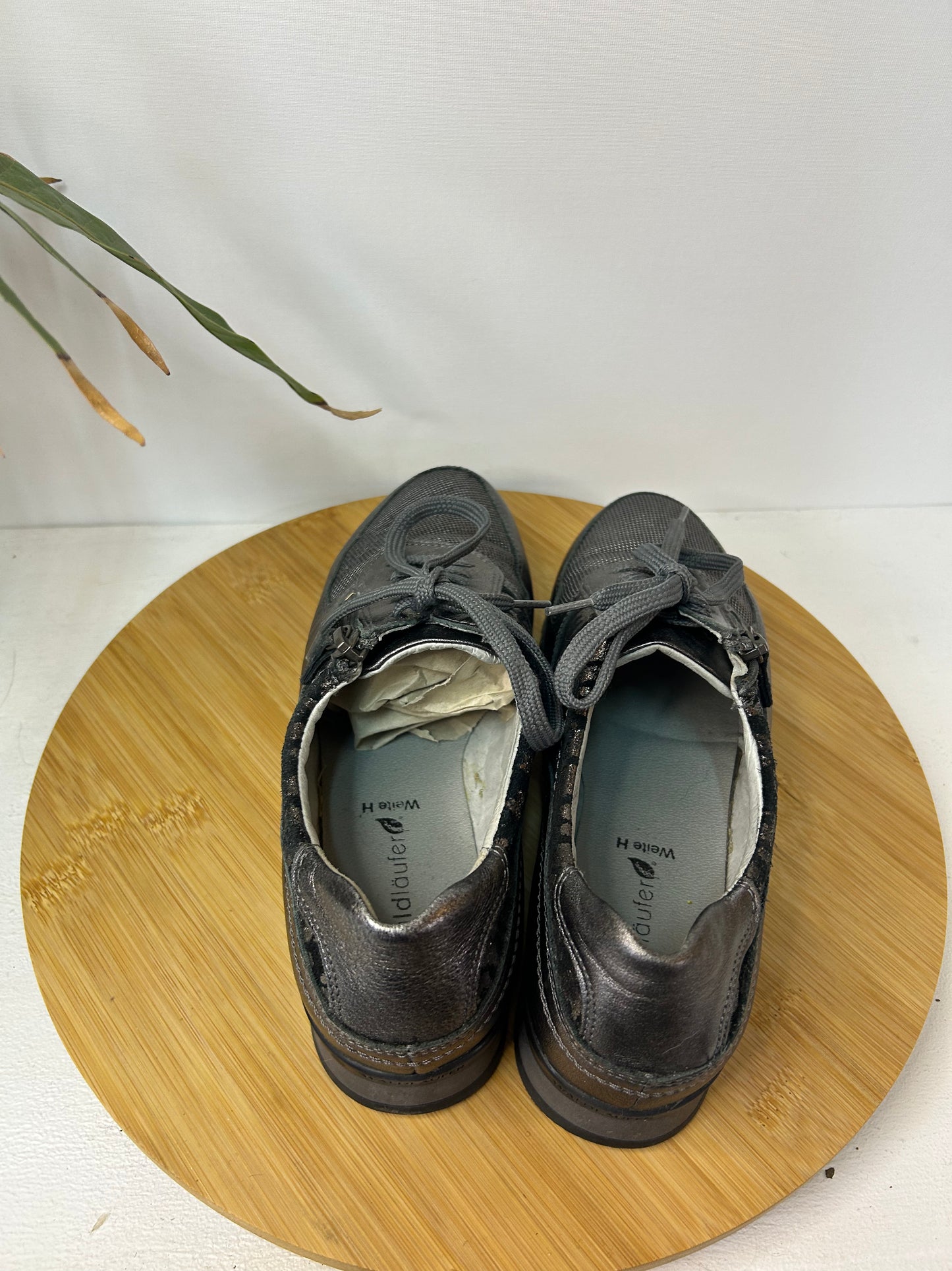 Glitzer Sneaker Schuhe Animalprint - Waldläufer - Gr. 38