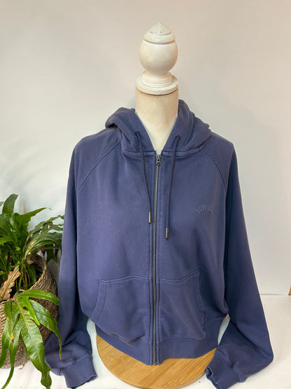 Kapuzen Sweatjacke Blau - Superdry - Gr. L / XL - 40 / 42 - NP: 84,90€