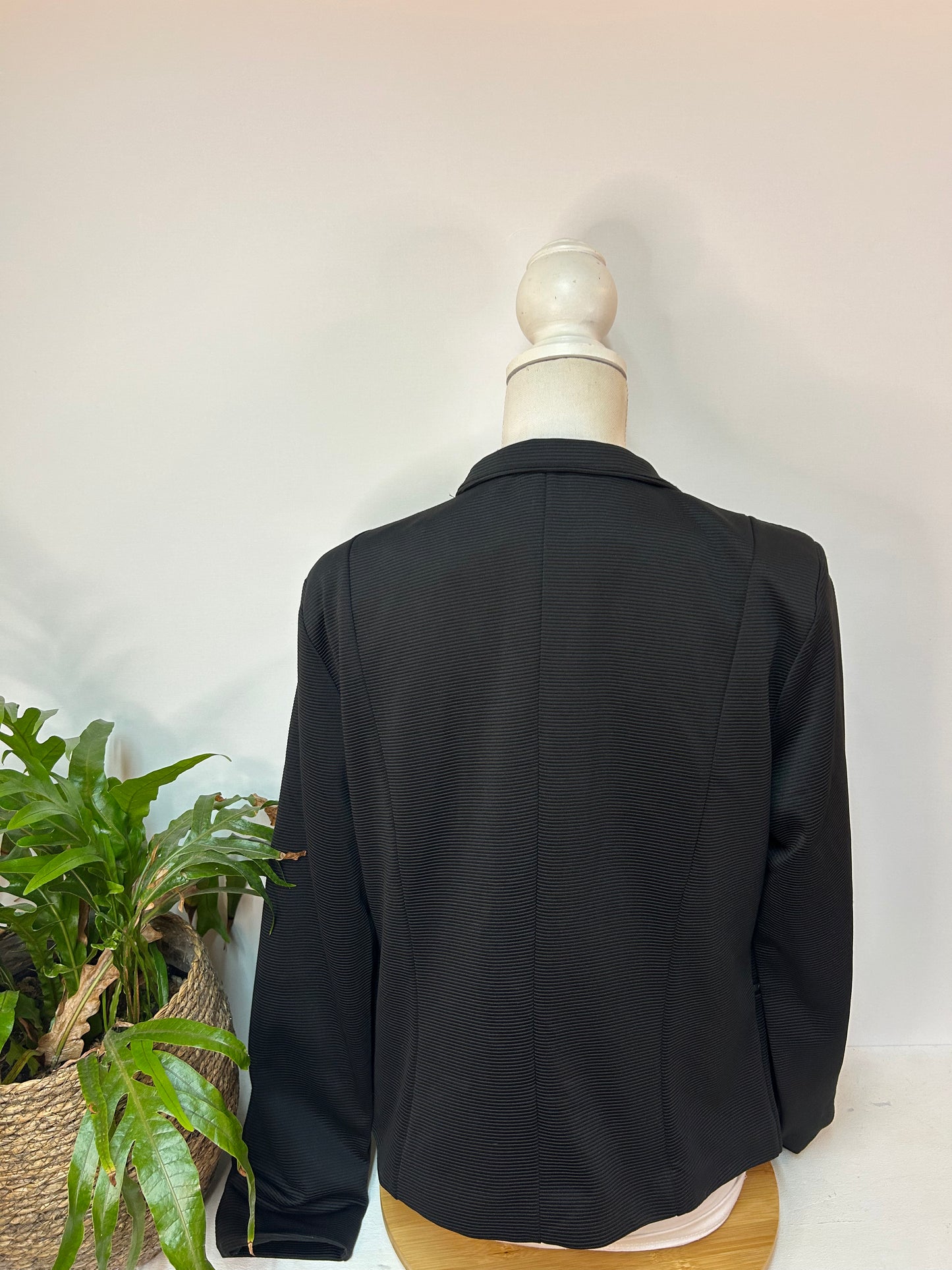 Business Struktur Blazer Schwarz - BLIND DATE - Gr. L / 40