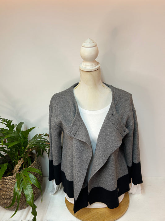 Süße Bolero Jacke zweifarbig - Made in Italy - Gr. M / 38