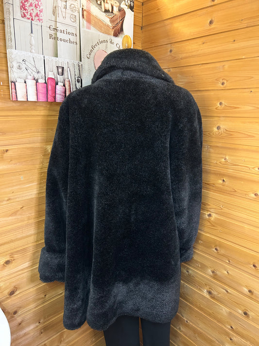 Vintage Oversize Mantel Fake Fur - Vittoria Verani - Gr. XL / 42