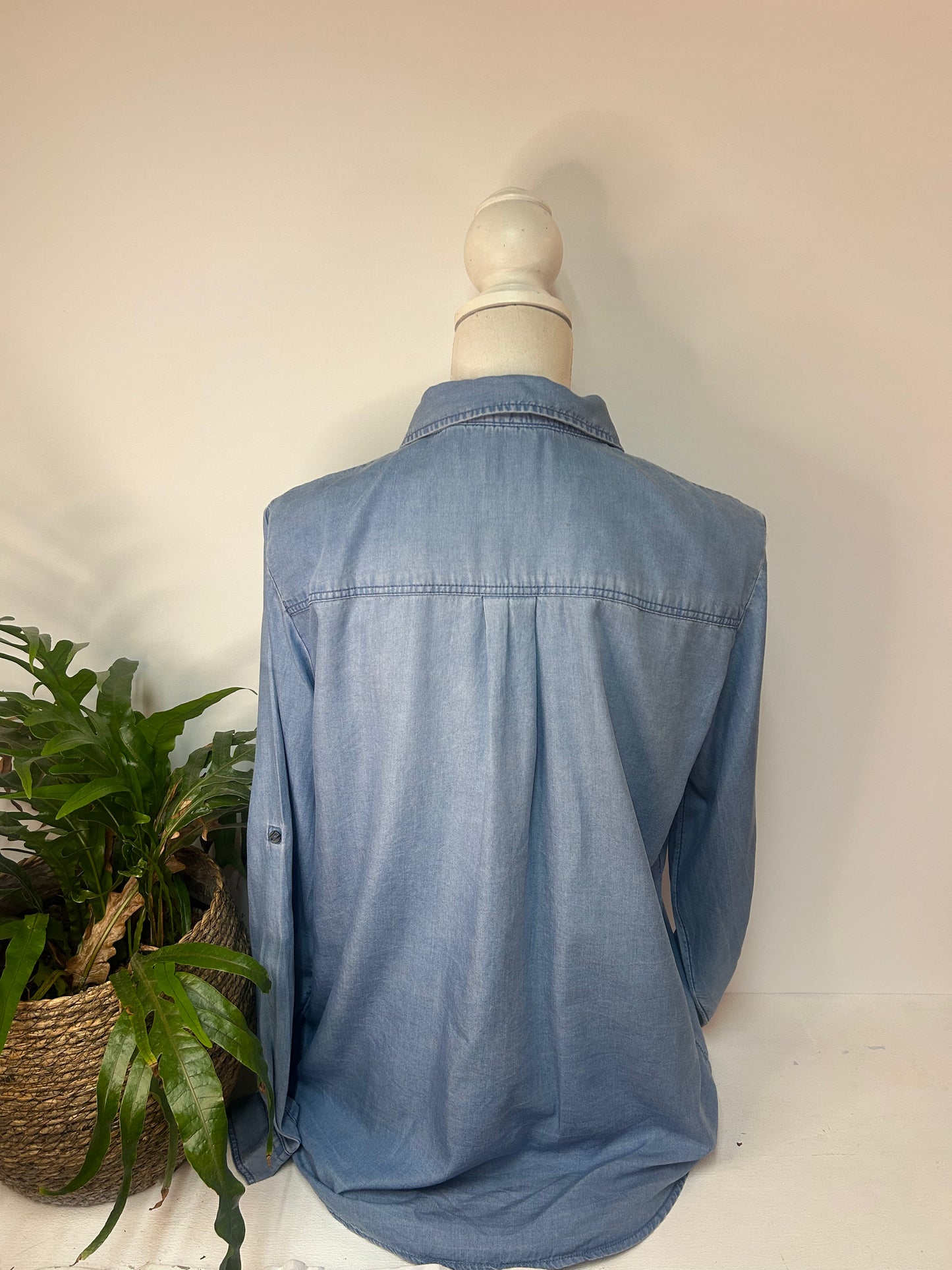 DENIM Blusenhemd - Tom Tailor - Gr. M / L - 38 / 40