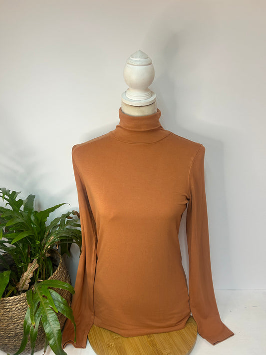 Basic Rollkragen Sweatshirt - Tom Tailor - Gr. S / M - 36 / 38