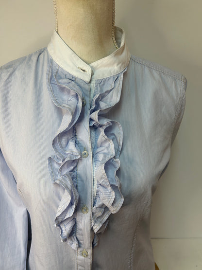 Schicke Rüschen Bluse - Emily van den Bergh - Gr. S/M - 36/38