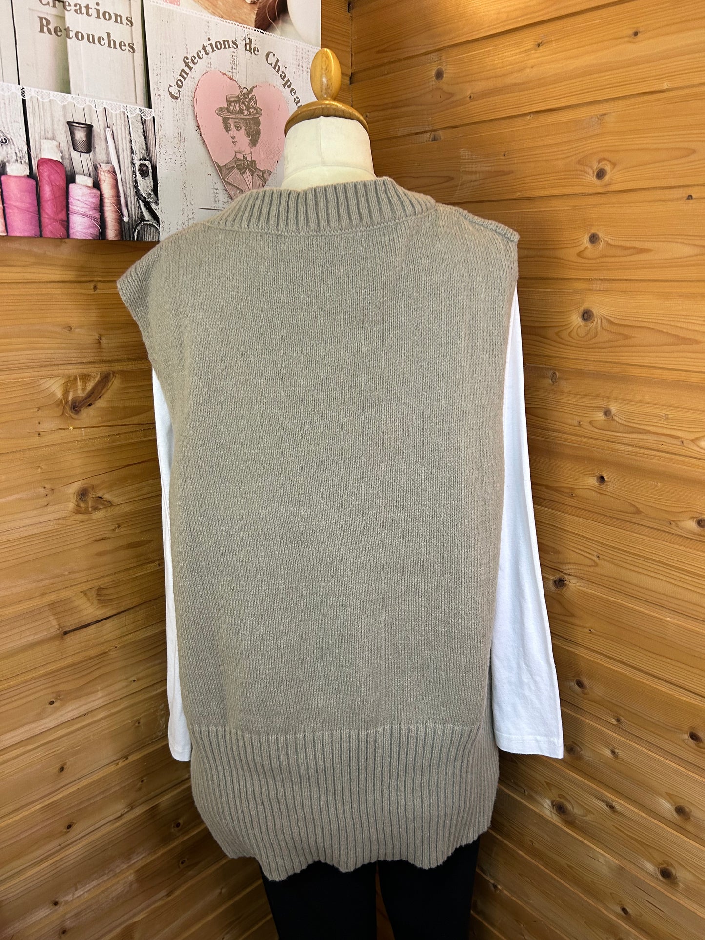 Lockerer Pullunder - Gr. XXL / 44