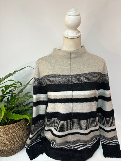 Stilvoller Pullover mit Glitzer Details - C&A - Gr. XL / 42