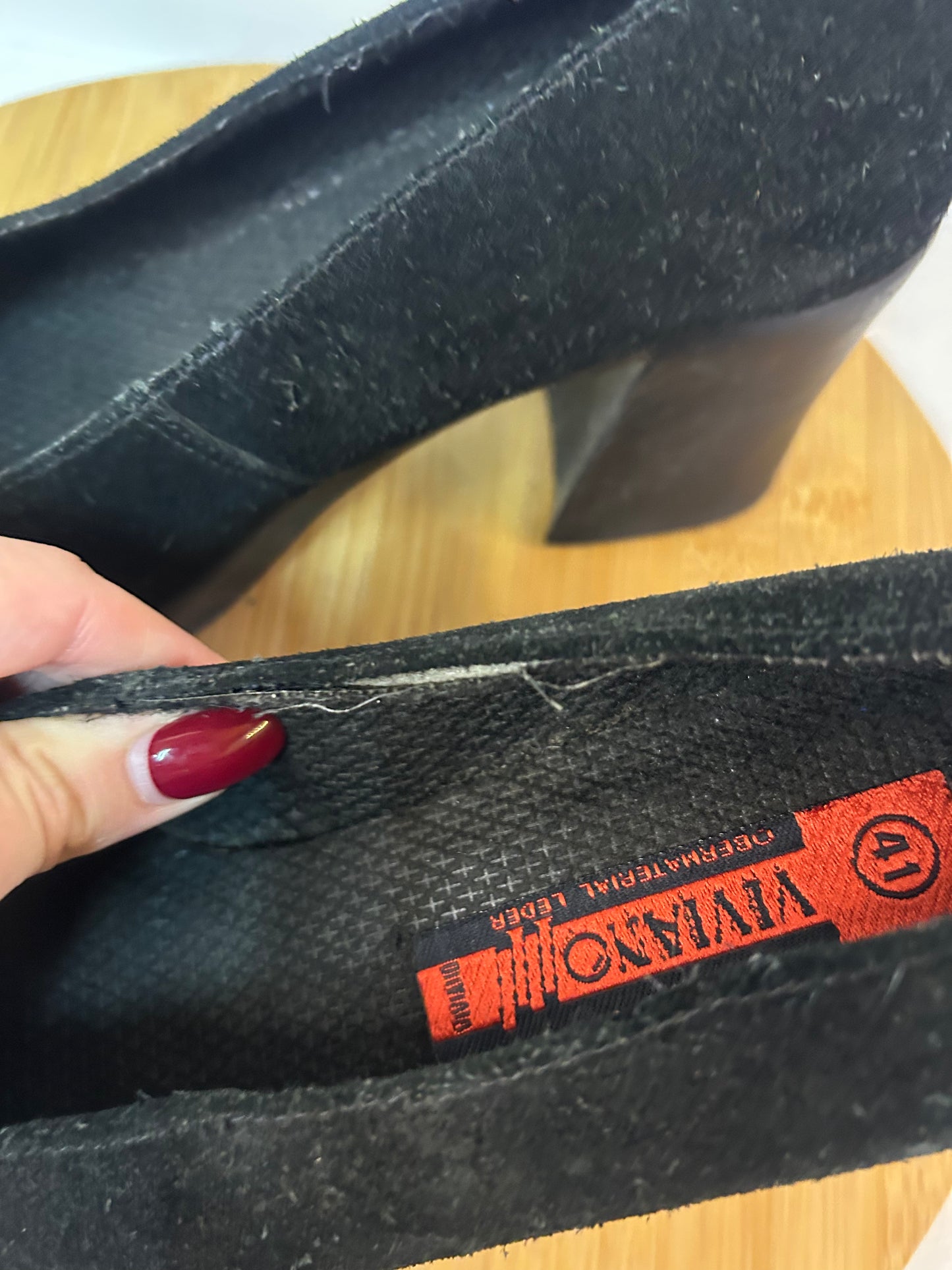 Vintage Wildleder Pumps / Schuhe - Viviano - Gr. 41