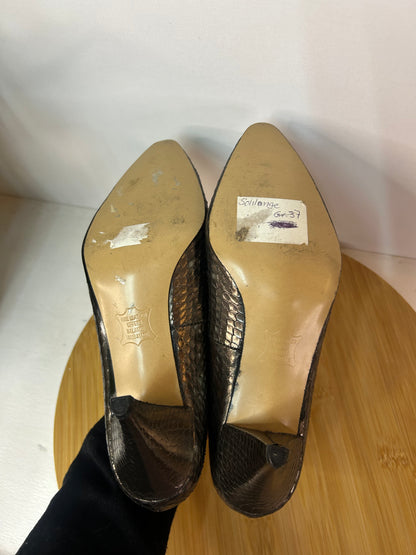 Vintage Animalprint Metallic Pumps / Schuhe - R.Dietrich - Gr. 37