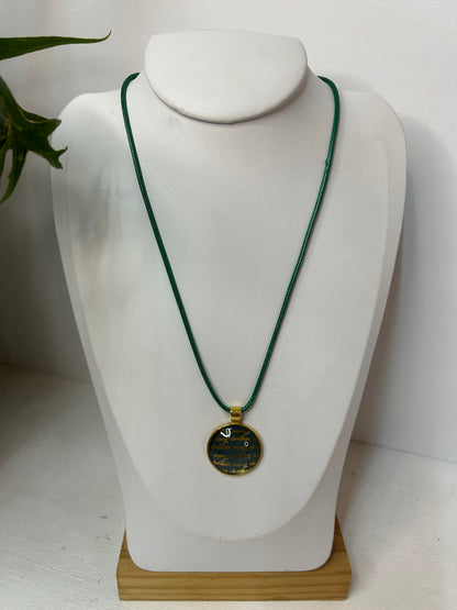 Handgemachte Cabochon Kette Merry Christmas - Schmuck